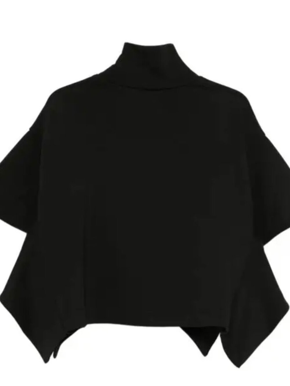 PSOPHIA roll-neck panelled sweater in Black L - Picture 8 of 9